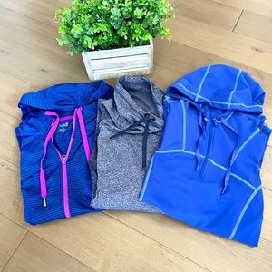 Blue Bundle of running tops